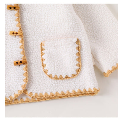 Baby Kids Girls Fluffly Hooded Coat