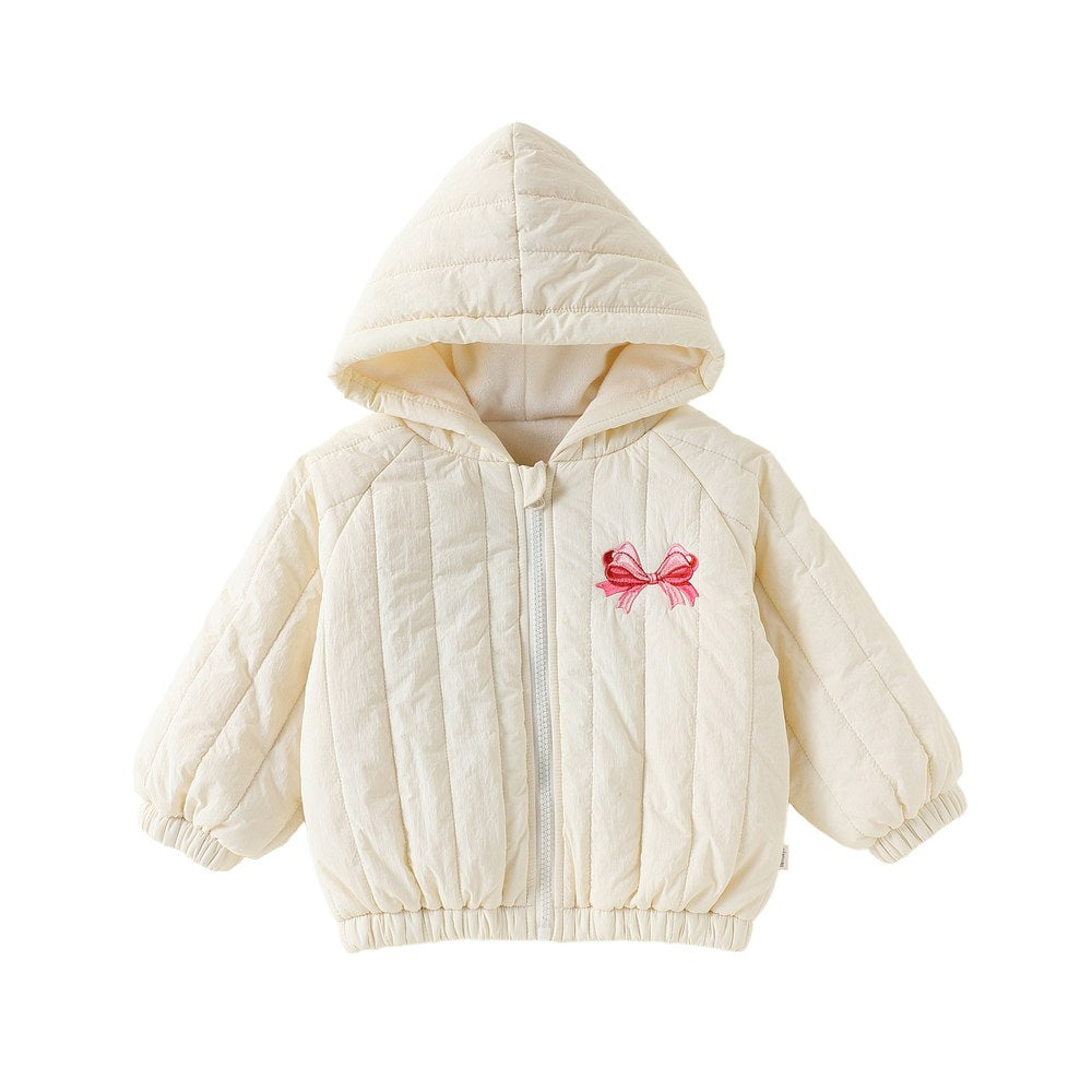 Baby Kids Embroidery Pattern Cotton-Padded Coat