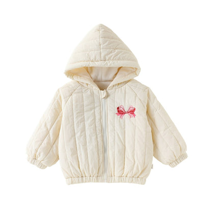 Baby Kids Embroidery Pattern Cotton-Padded Coat