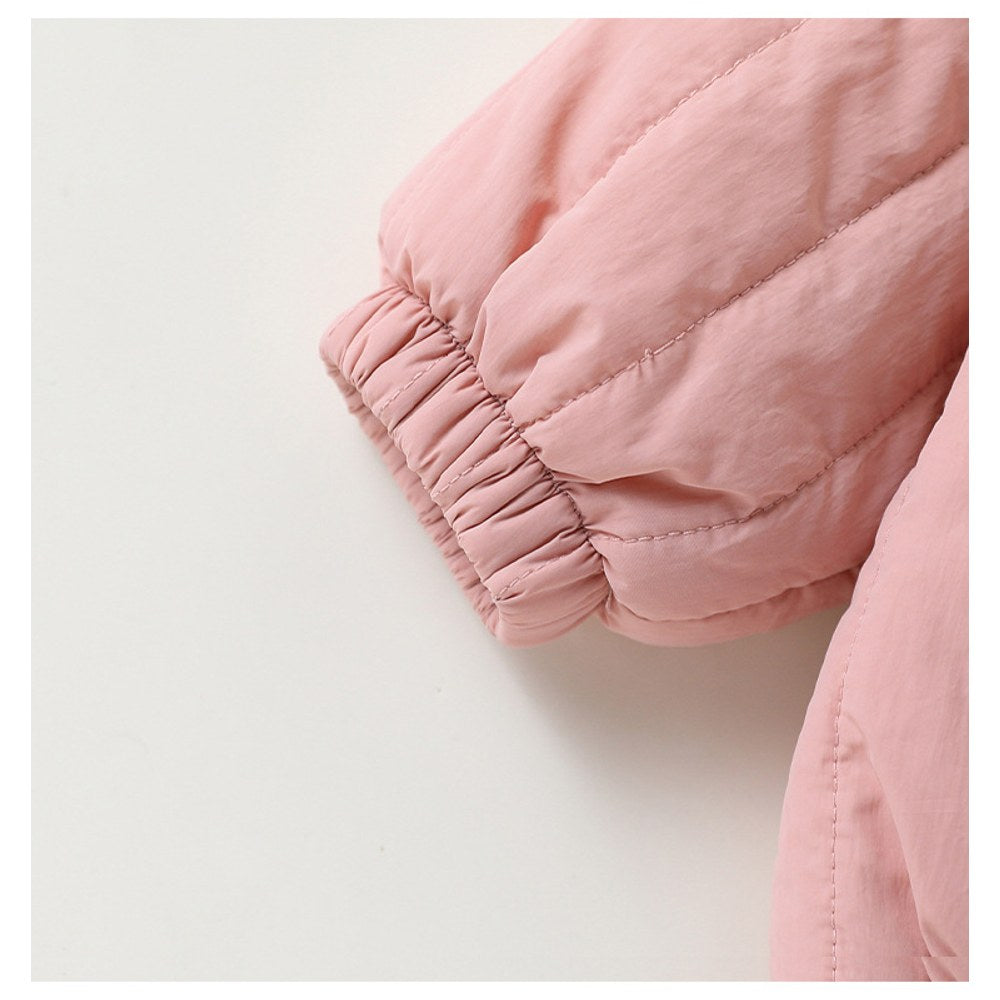 Baby Kids Embroidery Pattern Cotton-Padded Coat