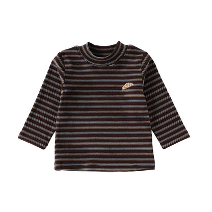 Baby Kids Long Sleeves Striped Pattern Top