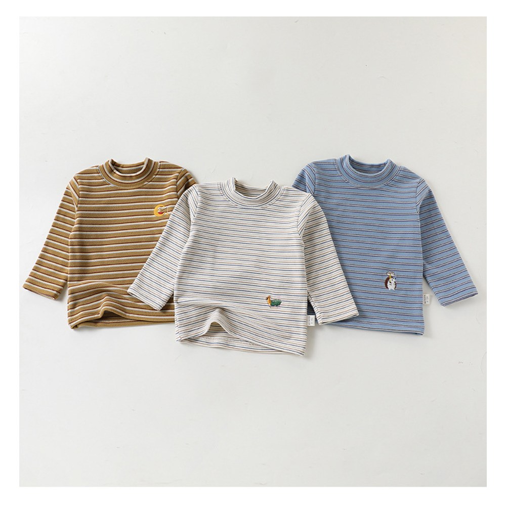 Baby Kids Long Sleeves Striped Pattern Top