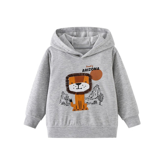 Kids Boys Animals Cartoon Pattern Hoodie