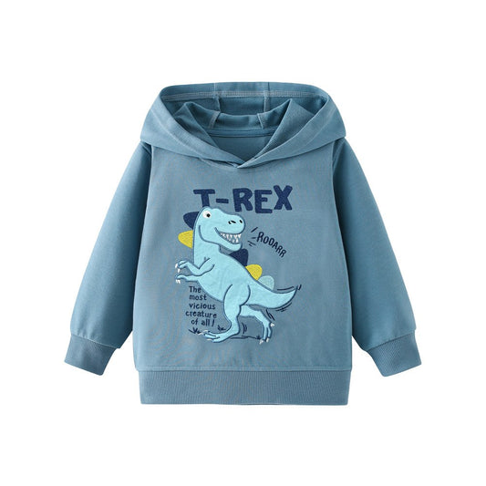 Kids Boys Dinosaurs Cartoon Pattern Hoodie