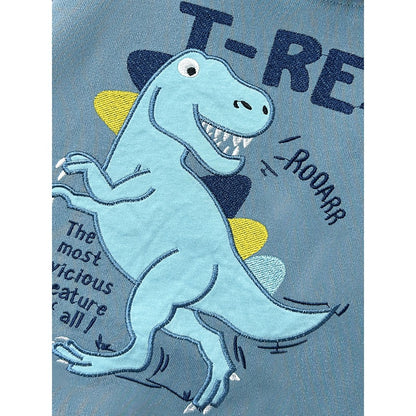 Kids Boys Dinosaurs Cartoon Pattern Hoodie