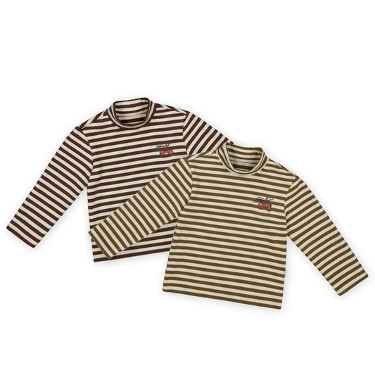 Baby Kids Long Sleeves Striped Pattern Top