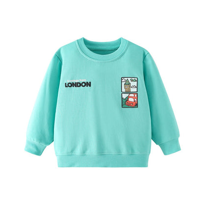 Kids Cartoon Pattern Sweatshirt