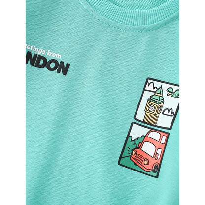 Kids Cartoon Pattern Sweatshirt