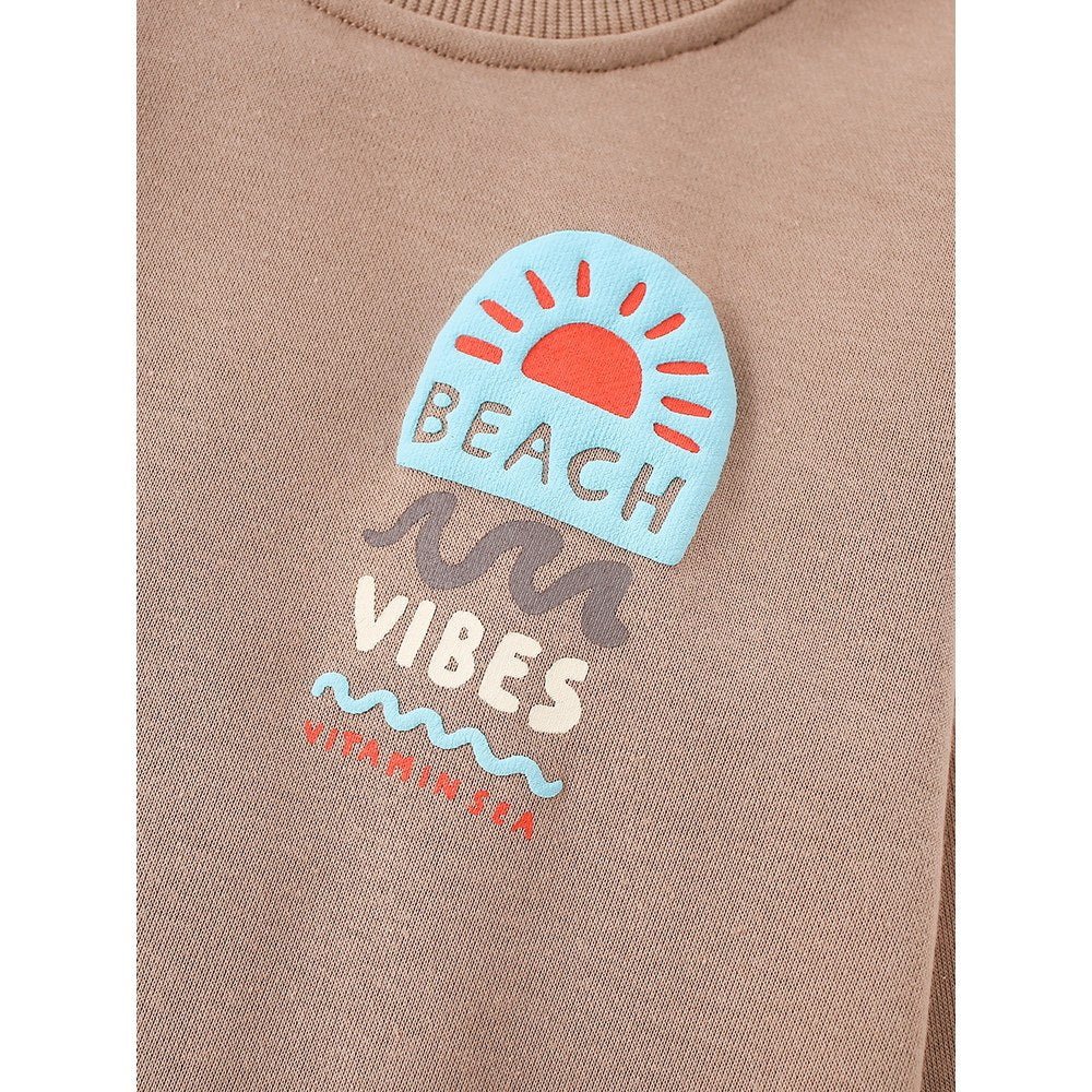 Kids Boys Cartoon and Letters Pattern Sweatshirt