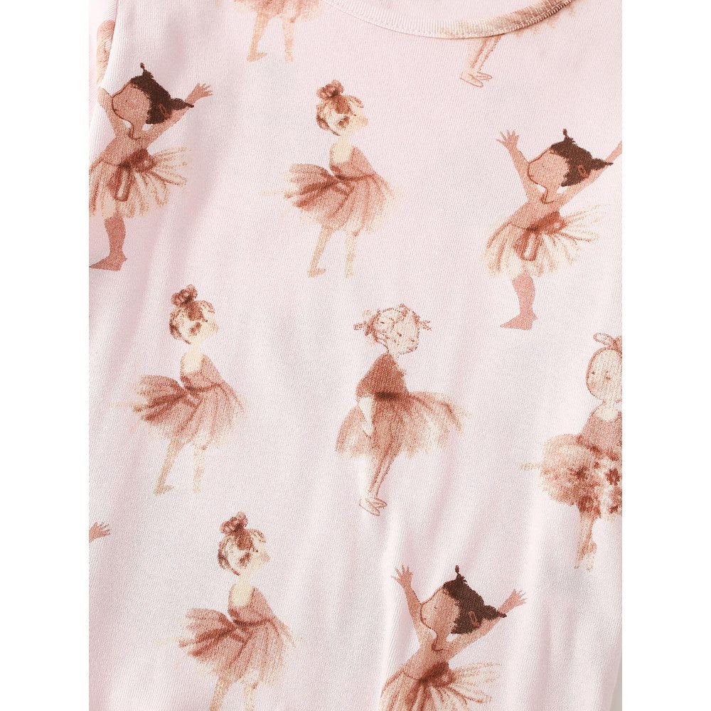 Baby Kids Girls Cartoon Pattern Long Sleeves Top