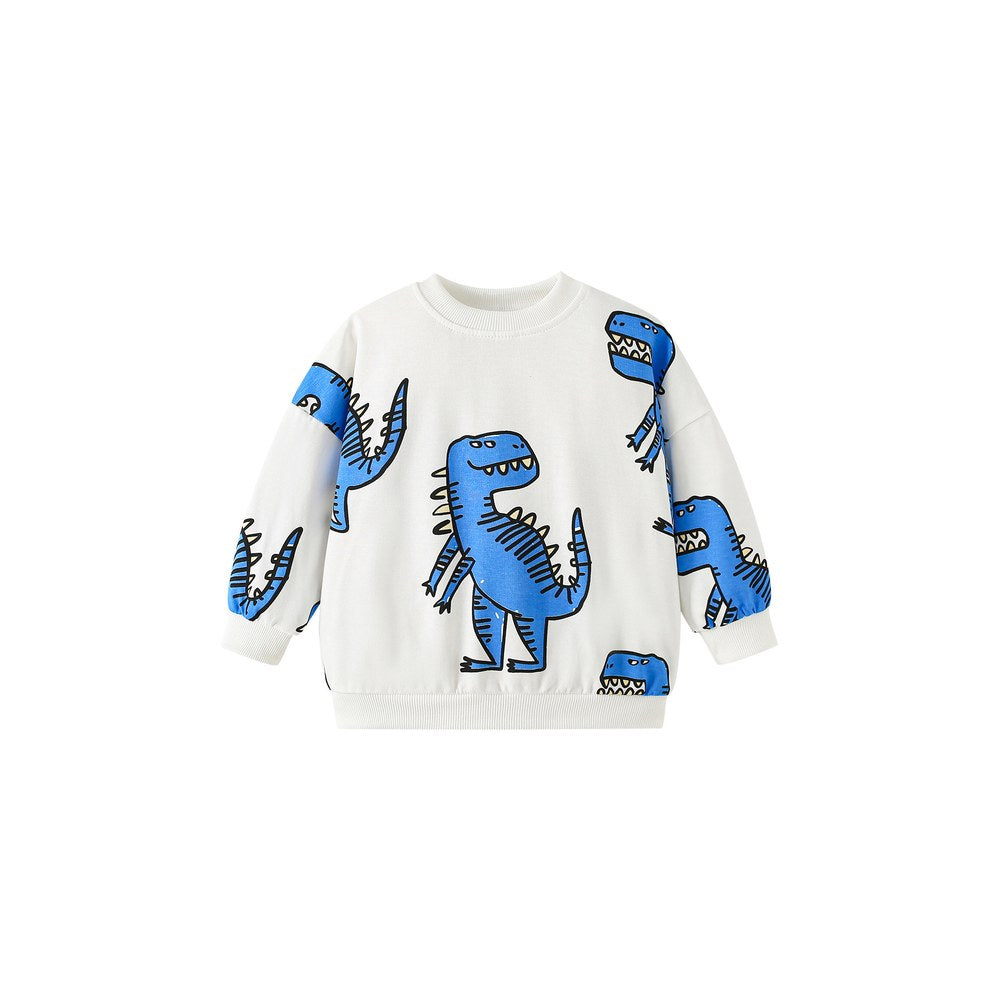 Baby Kids Boys Cute Cartoon Long Sleeves Pullover