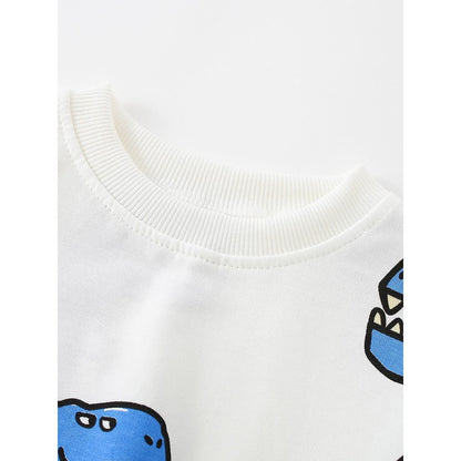 Baby Kids Boys Cute Cartoon Long Sleeves Pullover