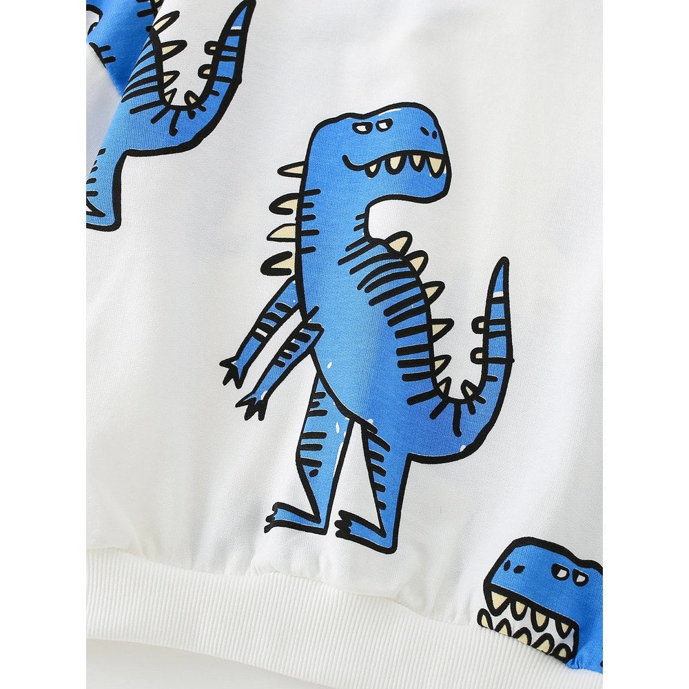 Baby Kids Boys Cute Cartoon Long Sleeves Pullover