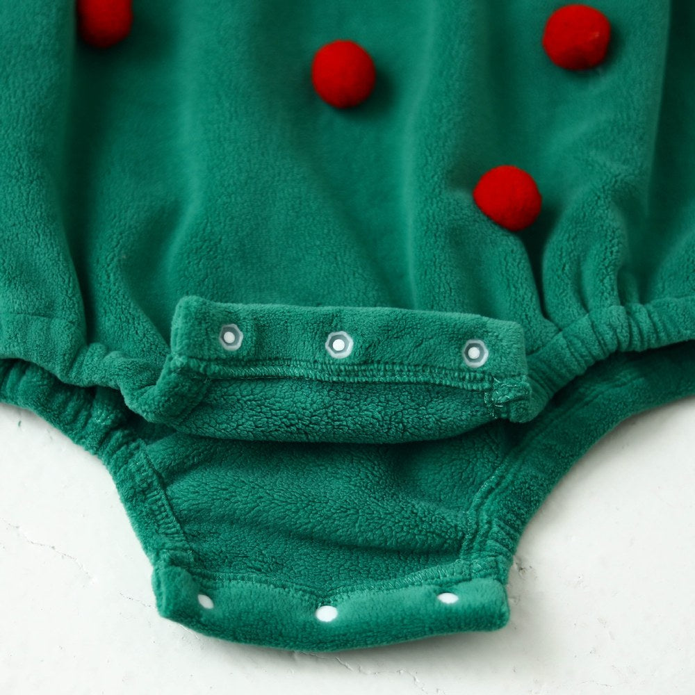 Christmas Baby Unisex Sleeveless Bodysuit with Hat