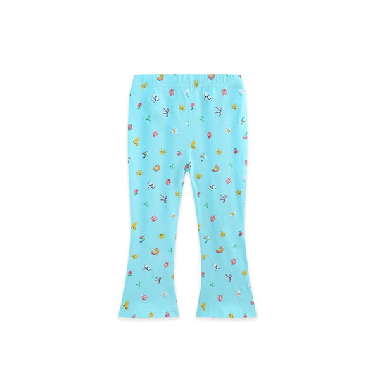 Cartoon Blue Pants for Girls