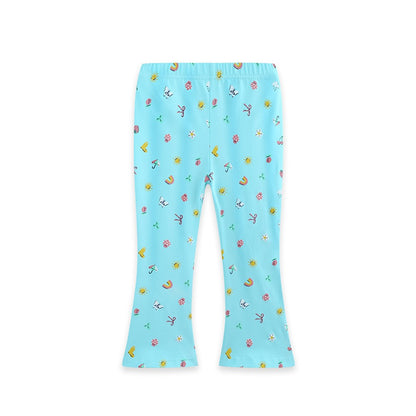 Cartoon Blue Pants for Girls