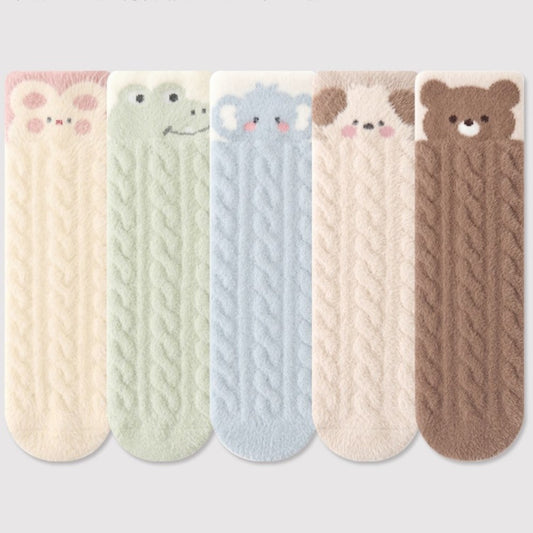 Baby Kids Warm Thick Cartoon Stockings