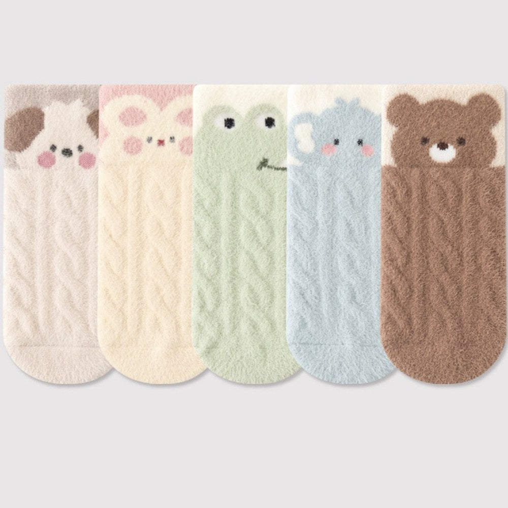 Baby Kids Warm Thick Cartoon Socks