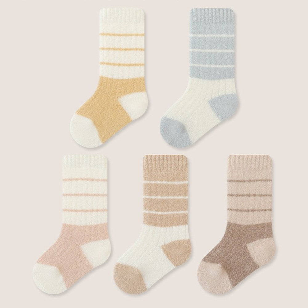 Baby Kids Warm Thick Striped Socks