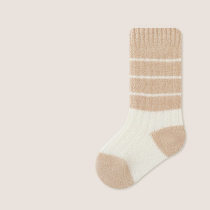 Baby Kids Warm Thick Striped Socks