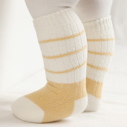 Baby Kids Warm Thick Striped Socks