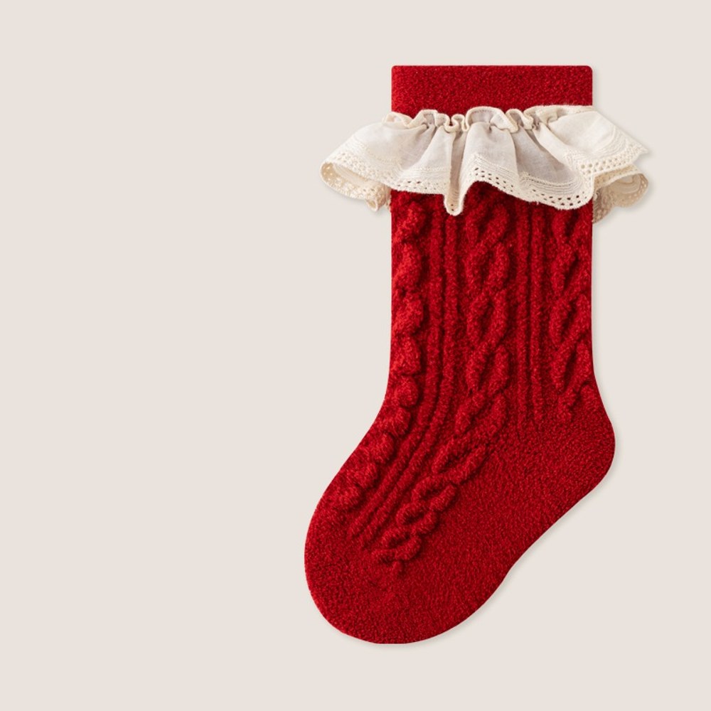 Christmas Baby Kids Girls Warm Thick Socks