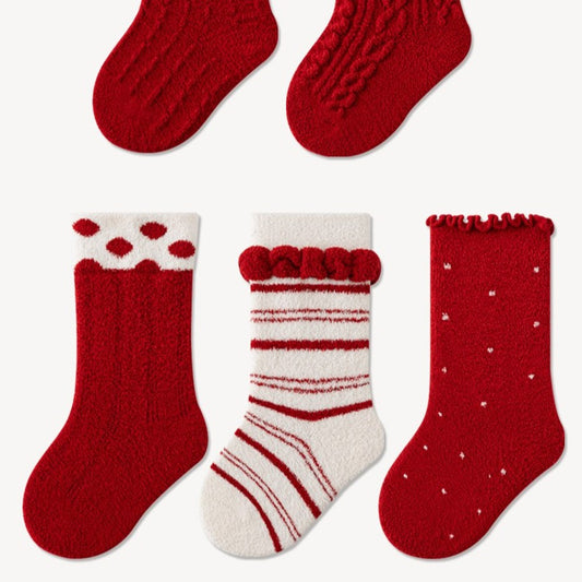 Christmas Baby Kids Girls Warm Thick Socks