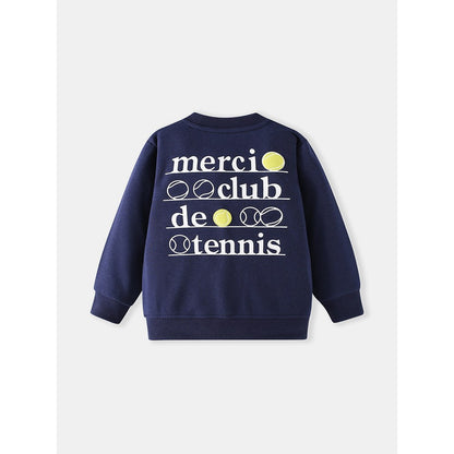 Kids Boys Letters Pattern Sweatshirt