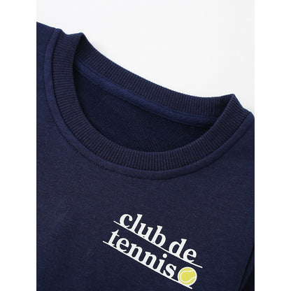Kids Boys Letters Pattern Sweatshirt