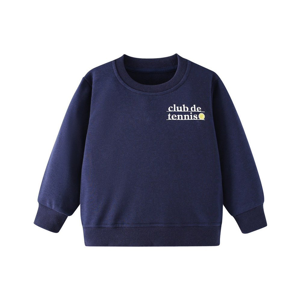 Kids Boys Letters Pattern Sweatshirt