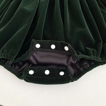 Baby Kids Girls Long Sleeves Peter Pan Collar Bodysuit