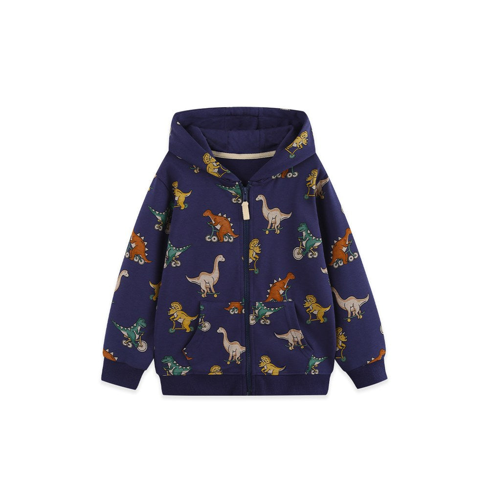 Baby Kids Boys Cartoon Pattern Coat