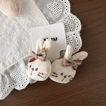 Vintage Cotton Linen Hair Accessory 2-Piece Set