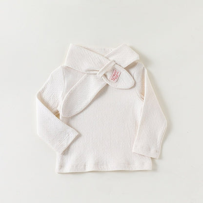 Baby Kids Girls Long Sleeves Navy Collar Top