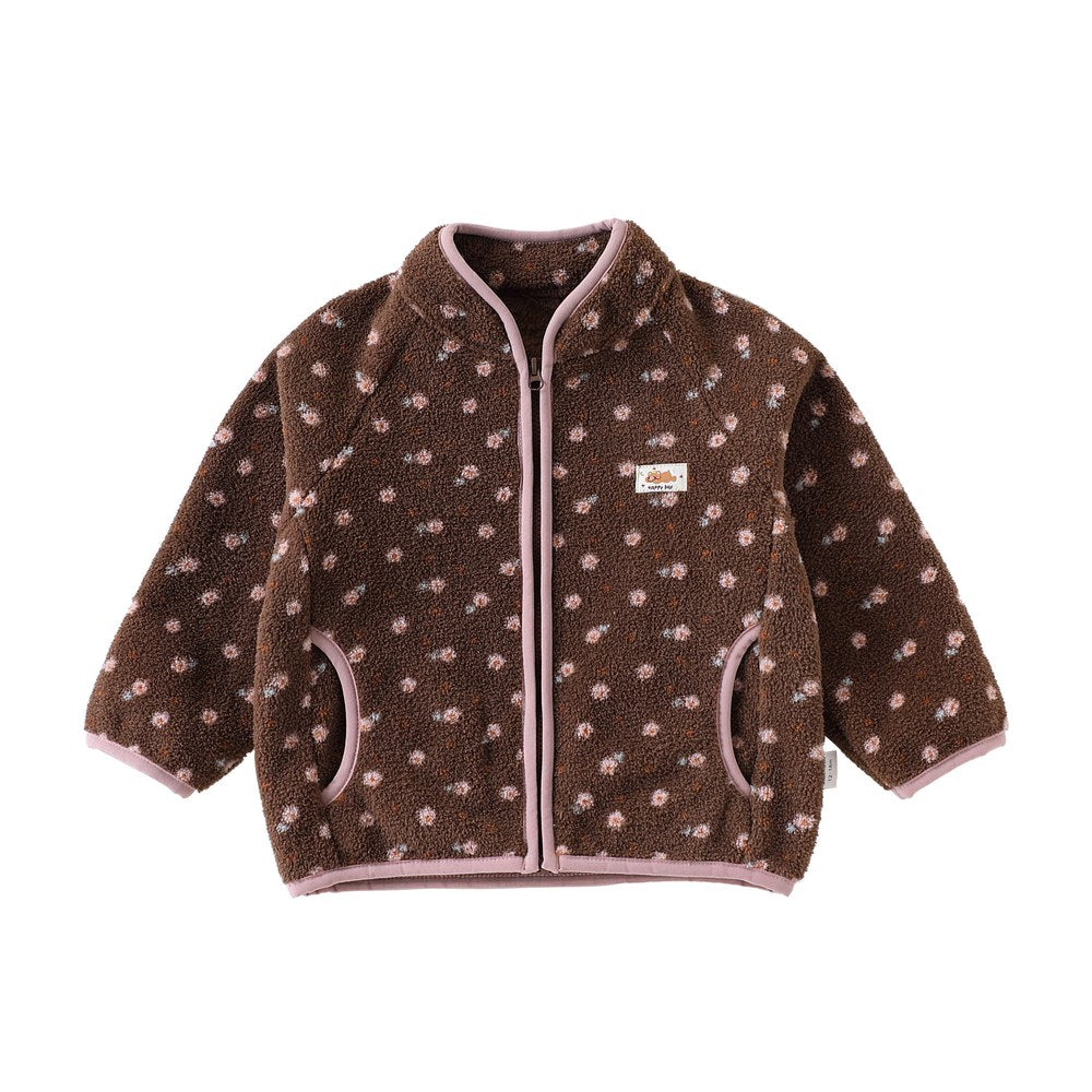Baby Kids' Fluffy Simple Pattern Coat