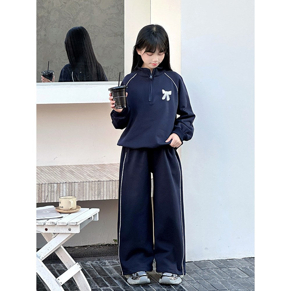 Kids Girls Long Sleeves Casual Pullover and Pants 2-Piece Clothing Sets