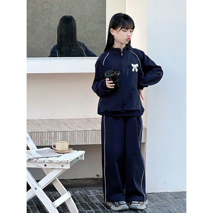 Kids Girls Long Sleeves Casual Pullover and Pants 2-Piece Clothing Sets