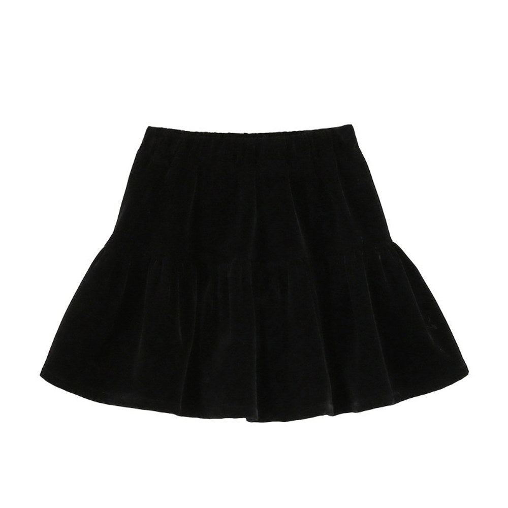 Kids Girls Black Skirt and Fashion Coat 2-Piece Clothing Set