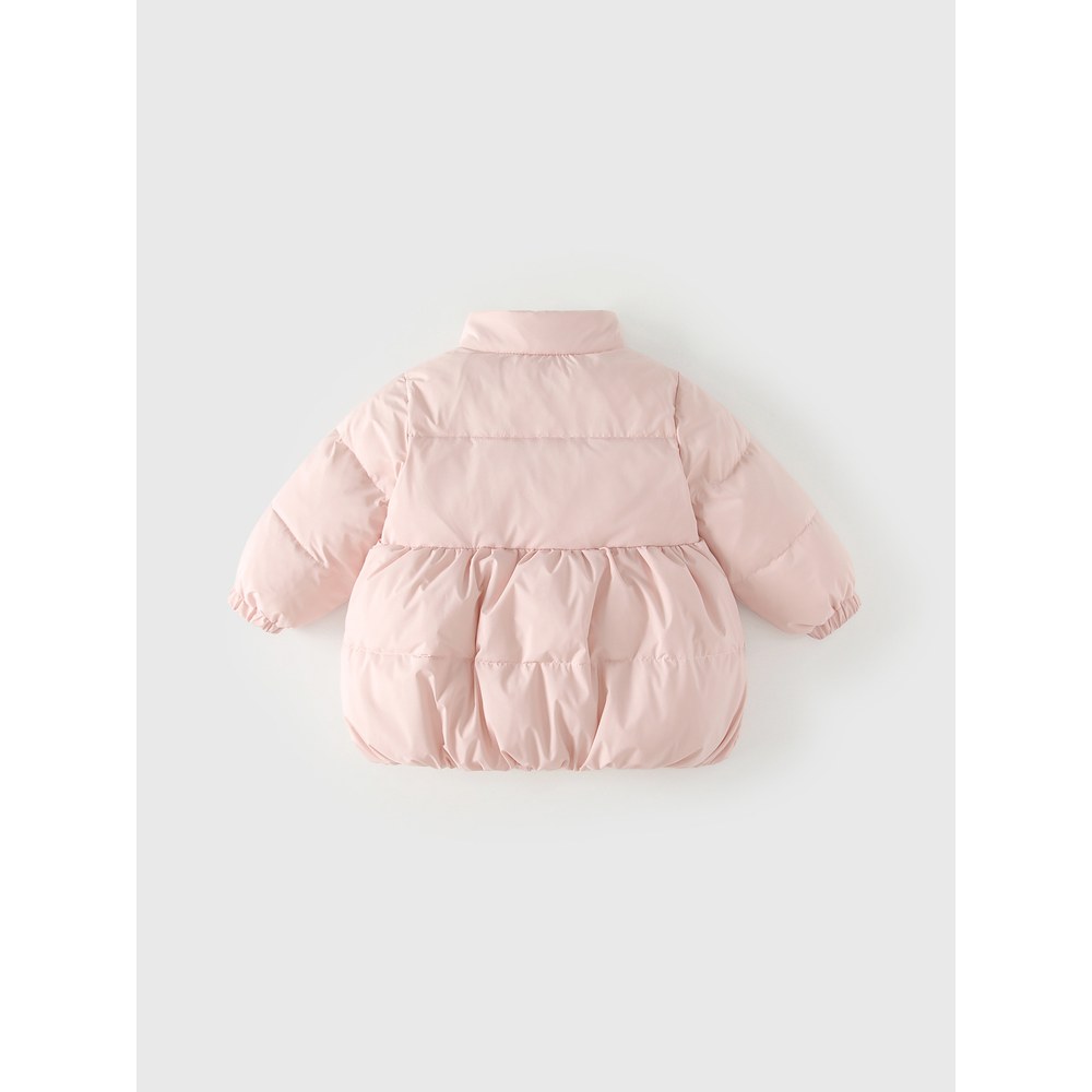 Girls' Butterfly Pattern Cotton-Padded Coat