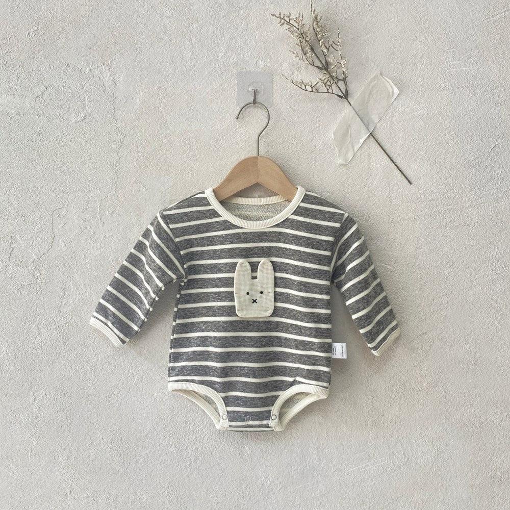 Baby Long Sleeves Striped Bodysuit