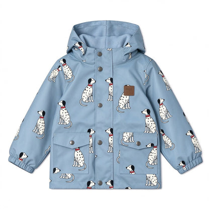 Kids Hooded Fleece Lined Outdoor Jacket for Boys and Girls