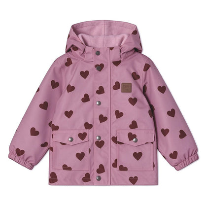Kids Hooded Fleece Lined Outdoor Jacket for Boys and Girls