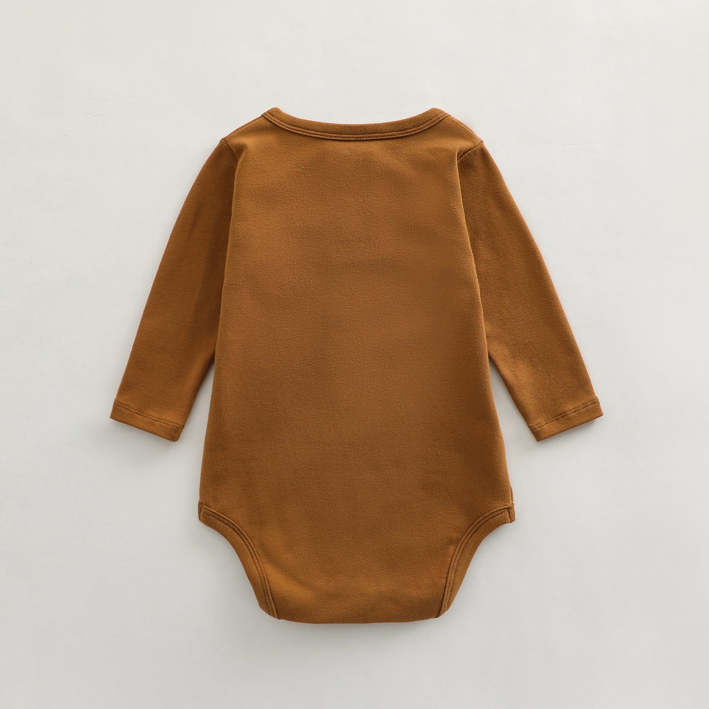 Ropa de hogar de manga larga de color sólido para bebé, monos triangulares cómodos 