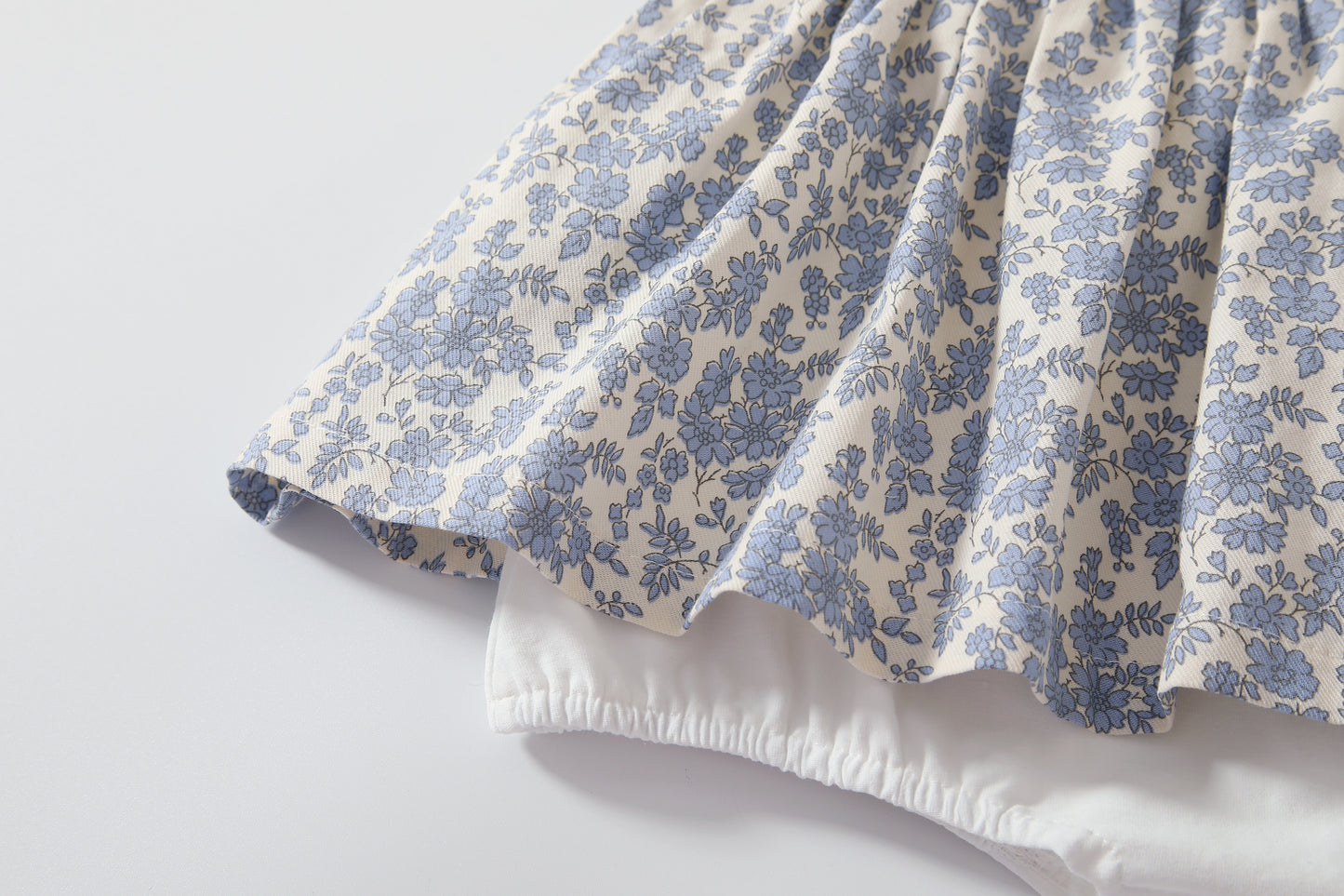 Baby Girl Short Sleeve False Little Floral Print Party Dress, MyKids-USA®, Baby & Toddler Dresses, MyKids-USA -  -  -  -  -  -  - 