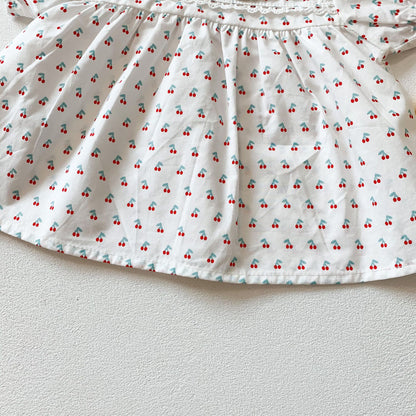 Baby Girl Doll Collar Floral Print Dress Combo Floral Print Shorts In Sets Summer Outfit Wearing My Kids-USA