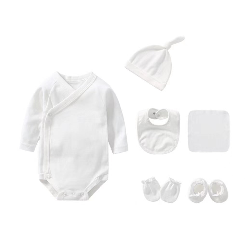 Body de algodón de color liso para recién nacido, conjuntos de estilo fino 