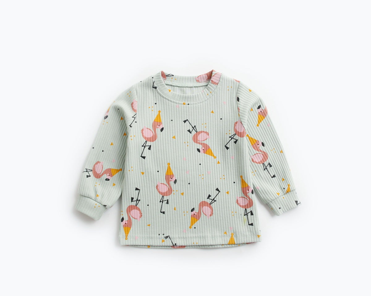 Baby 2pcs Cartoon Graphic Soft Cotton Shirt Combo Pants Sets Tracksuit, MyKids-USA®, Baby & Toddler Outfits, MyKids-USA -  -  -  -  -  -  - 