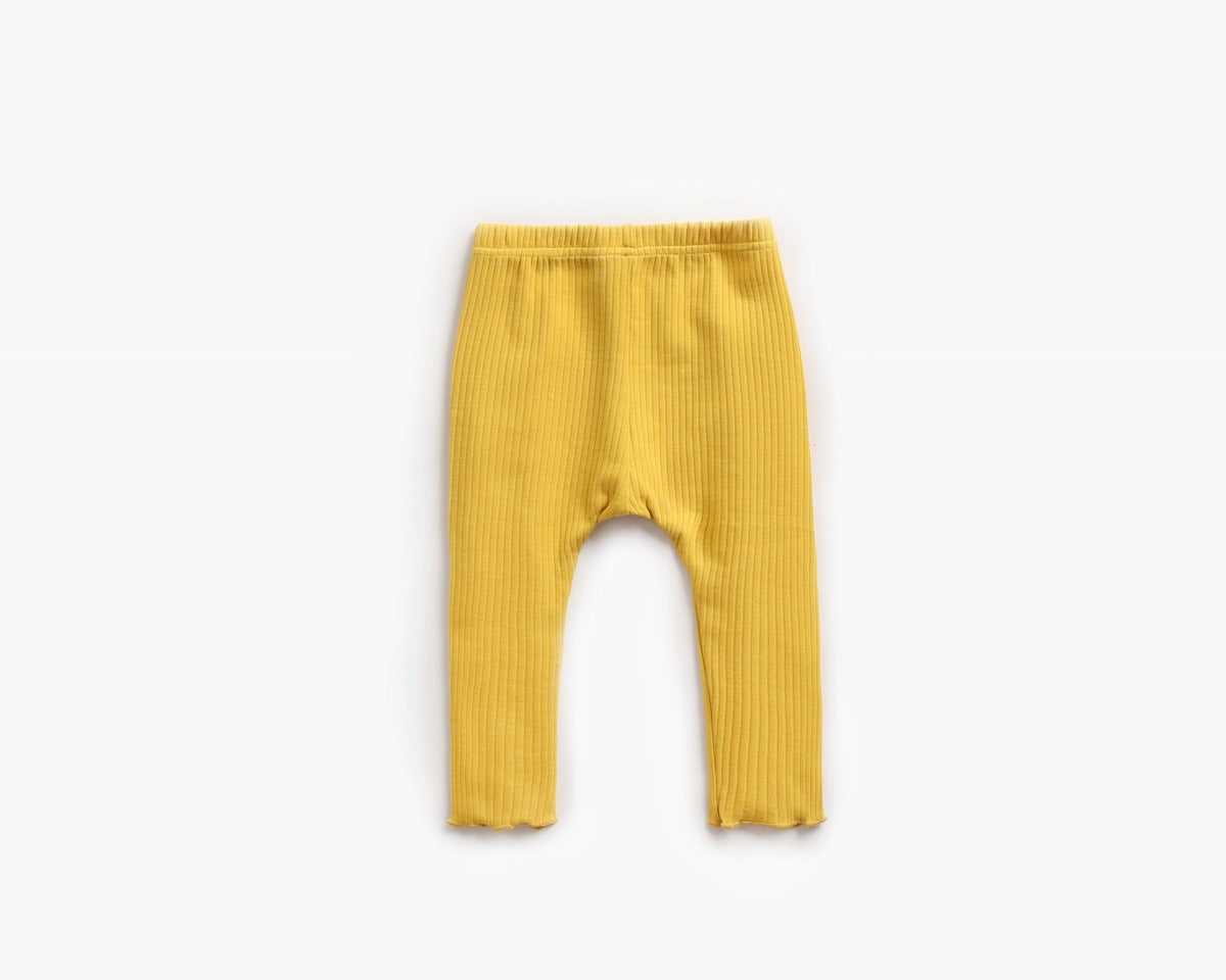 Baby Girl Solid Color Pants Leggings With Bow Decoration, MyKids-USA®, Baby & Toddler Bottoms, MyKids-USA -  -  -  -  -  -  - 