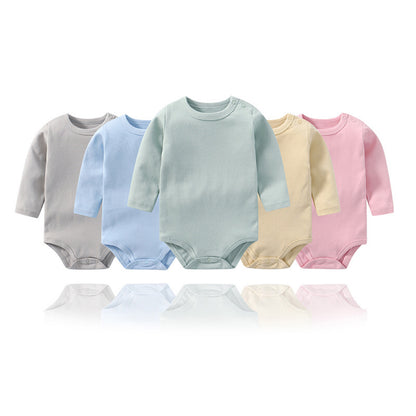 Baby Multi Color Comfy Cotton Long Sleeve Onesies Bodysuits