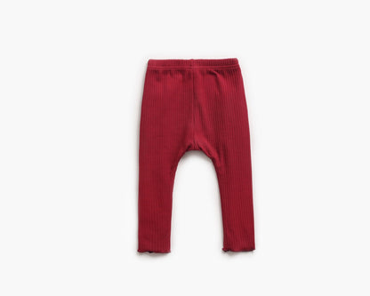 Baby Girl Solid Color Pants Leggings With Bow Decoration, MyKids-USA®, Baby & Toddler Bottoms, MyKids-USA -  -  -  -  -  -  - 